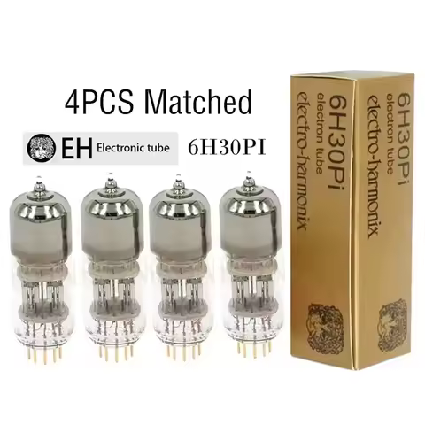 Russian EH 6H30 6H30PI Vacuum Tube Gold Foot Instead 6H30 6N6 Electronic Tube DIY Amplifier Kit HIFI