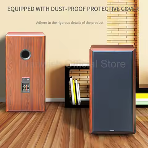 250W Bookshelf Speakers 10 Inch Passive Sound Box 3-Way Audio 90dB Sensitivity Loudspeaker For Home 