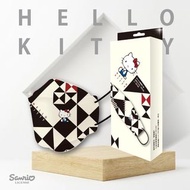 Hello Kitty4D立體成人醫療口罩8片-幾何款
