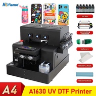 UV Flatbed Printer With Rotary A4 UV Printer For Phone Case Bottle UV DTF Printing Machine UV DTF Sticker Printer Impresora