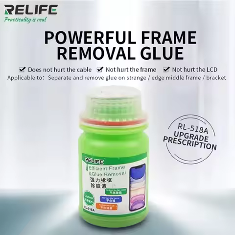 RELIFE RL-518A Powerful Middle Frame Bracket Removal Glue Liquid For iPohne Samsung Phone Repair
