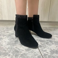 SENSE 1991 黑色短靴 跟靴 24.5（可議價）