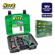 HITZ 18V BRUSHLESS CORDLESS HAND DRILL 18V MESIN DRILL CORDLESS HAND DRILL BATTERY