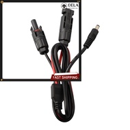 【Hot-DELA】1m Solar Panel Connector to DC 5.5mmx2.5mm Adapter Extension Cable 16 AWG❀
