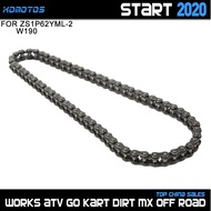 Motorcycle Engine Motor Starter Chain 25H 66 Links For 62mm Bore ZongShen ZS 190cc Z190 W190 1P62YML