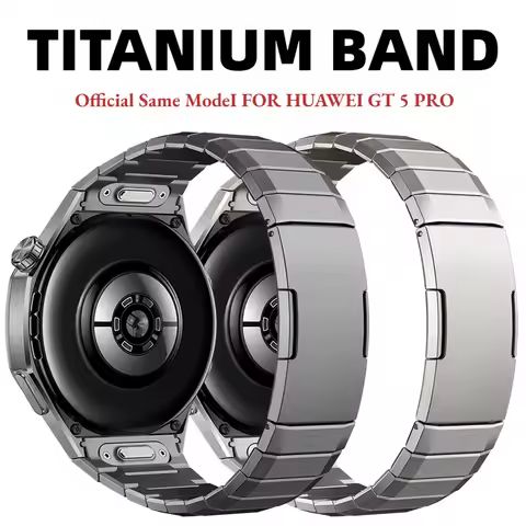 Original No Gaps Luxury Titanium Strap for Huawei Watch GT 5 Pro Metal Bracelet for Huawei Watch GT5