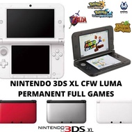 NINTENDO 3DS XL LL CFW LUMA MEMORY 128GB FULL GAME + EMULSION Nintendo DS NDS LITE NDSI NES SOES SEG