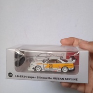 CM models model LB ER34 R34 super silhouette Nissan Skyline ER 34