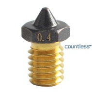 High Flow 3D Printer Nozzles 0.2/0.3/0.4/0.5/0.6/0.8mm for E3D V6 Extruder Print Head Nozzle for VOR