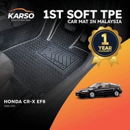 Karso Karpet Kereta Car Mat Honda CRX EF8 (1988-1991)