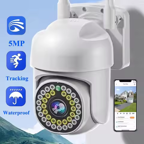 Yoosee HD IP Camera 3MP 5MP CCTV Outdoor Waterproof Color Night Vision Auto Tracking Two Way Audio S