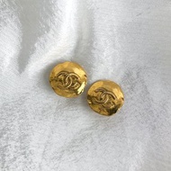 【 日本直送　名牌中古包 】CHANEL シャネル イヤリング ゴールド ココマーク ラウンド vintage ヴィンテージ オールド b2jxtv