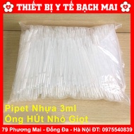 Combo 500 Ống Hút Sữa Ống Hút Nhỏ Giọt Pipet 3ml
