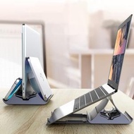 iRainbow - (灰色 | 三角包裝) 多功能立式筆記本散熱支架 Vertlcal Laptop Stand