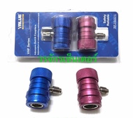 ข้อต่อสวมเร็ว Quick Couplers ยี่ห้อ VALUE รุ่น VHF-SA ใช้สำหรับระบบแอร์รถยนต์ R134A คอปเปอร์ สำหรับแ