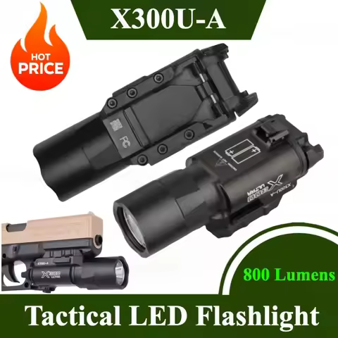 Tactical X300U TR Upgrade 800lm LED Flashlight Rifle Metal Pistol Scout Hunting Gun Outdoor Light Fi