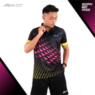 ALLPRO DJ Table Tennis Polo Jersey Sport Shirt DJ-06 Black