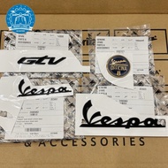 Vespa dark black sticker – Shield Logo / GTV / Officina 8 – Piaggio – 2H005863 / 2H005862 / 2H005807