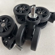 DELSEY 1 Pair Set Luggage Wheel Replacement Suitcase Trolley Case Wheel Accessories Universal Swivel