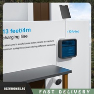 [cozyroomss.sg] Solar Charging Panel 4W 5V 360° Rotation for Google Nest Camera Outdoor Indoor