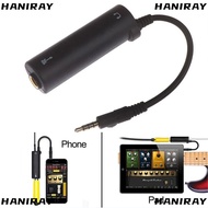 HANIRAY Guitar Interface Converter, Replacement Converter Black Guitar Audio Interface, USB Cable Po