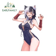 EARLFAMILY 13cm x 8.8cm for Shiori Novella Anime Devil Fanart Car Sticker Car Door Protector Decal V