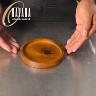 Round Wooden Coaster Size 4x4 Inches K1504