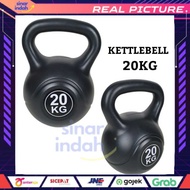 Vinyl KettleBell 20 Kg Weight Lifting Beginner Kettlebell PVC Coating