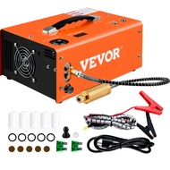 VEVOR PCP Air Compressor 4000/4500 PSI Portable 24V/12V PCP Airgun Compressor Auto/Manual Stop Suitable for Paintball, A