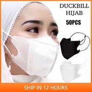 Ainna -[]  Hot Sale / 50pcs Headloop Mask 50PCS Duckbill HEADLOOP MASK Korean Style Spot Mask Three-