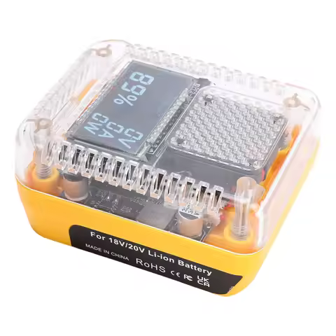 Battery Charger Display Adapter Fit for DW DCB180 DCB200 DCB201 DCB203 DCB203BT DCB204 DCB206 140W 5