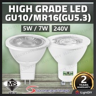 <2 YEARS WARRANTY>LED GU10/MR16(GU5.3) 5W/7W 240V LED BULB
