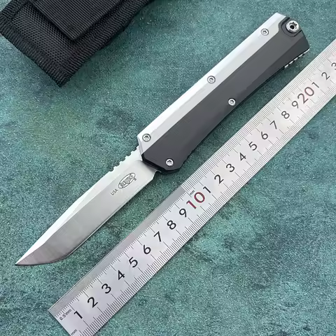 MICR EDC Glykon Portable Knives camping Survival tool D2 Steel Tanto D/E Blade Aviation Aluminum Han