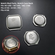 Thickened Stainless Steel Watch Rear Cover Repair Modification Accessories For Casio F91 A168/158/15