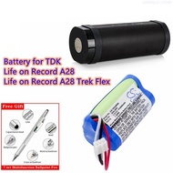 Speaker Battery 3.6V/2000mAh 3AA-HHC for TDK  Life on Record A28 Trek Flex