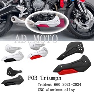 For Triumph trident660 660 2021-2024 Engine Protective Cover Side Lower Protection Plate Aluminum Alloy Guard Exhaust Guard