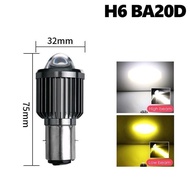 H6 BA20D D2 white-yellow laser led lamp specifically for VESPA AND THUNDER motorcycles - ba20d_white