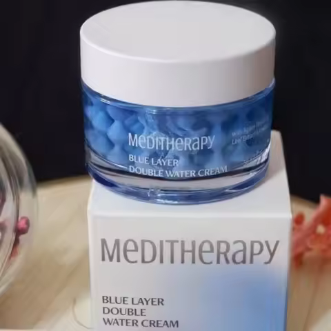 Meditherapy Blue Layer Double Water Cream With Agave Tequilana Leaf Extract Azulene 50g Original Nou