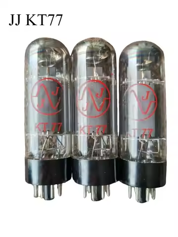 JJ KT77 Vacuum Tube HIFI Audio Valve Replace KT66 KT88 EL34 6CA7 5881 Electronic Tube Amplifier Amp 