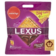 Munchy's Lexus Chocolate Cream Sandwich Calcium Cracker 12 Sachets 456g