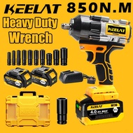 KEELAT KID0010 850NM High Torque Brushless Impact Wrench Cordless Impact Wrench Driver Electric Wren