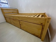 海馬牌北歐實木單人床架 已拆件