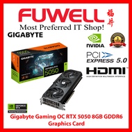 FUWELL - Gigabyte RTX 5050 Gaming OC 8GB GDDR6 Graphics Card [3 Years Warranty]