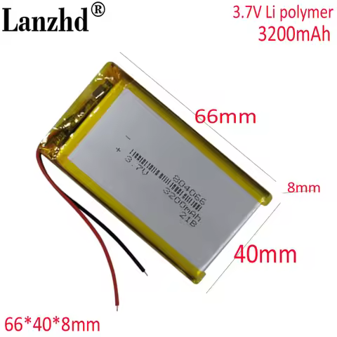 3.7V Polymer 3200mAh lithium ion Li-ion battery for tablet pc power bank GPS mp3 mp4 mp5 Led Lamp sp