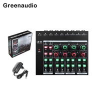 【Wireless】 Gax-Lq04 Sound Mixer Recording Interface With Dj Studio Mixer Audio