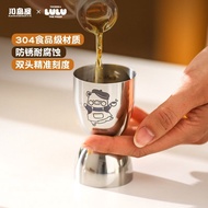 盎司量杯带刻度Kawashimaya & Lulu Pig Co-ed Double-headed Measuring Cup with Scale Ounce Cup, Bar Tool Set26