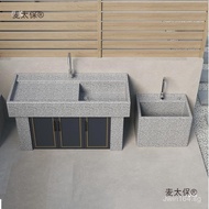 Stone Sink Vegetable Washing Basin Granite Marble Stone Balcony Metabo Hand Washing Sink Yard Natura