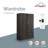 【𝐃𝐞𝐇𝐚𝐮𝐳_𝐅𝐮𝐫𝐧𝐢】4 Feet Wardrobe / Almari Baju 4 Kaki / 4尺衣橱