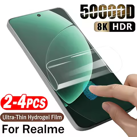 2-4pcs Hydrogel Film for Realme Realme GT 8 Pro GT8 GT 7 7T GT6 GT5 GT3 GT2 Pro Anti scratch Screen 