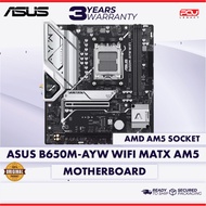 ASUS B650M-AYW WIFI MATX AM5 MOTHERBOARD (3 YEARS WARRANTY)